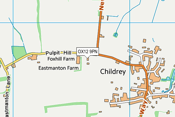 OX12 9PN map - OS VectorMap District (Ordnance Survey)