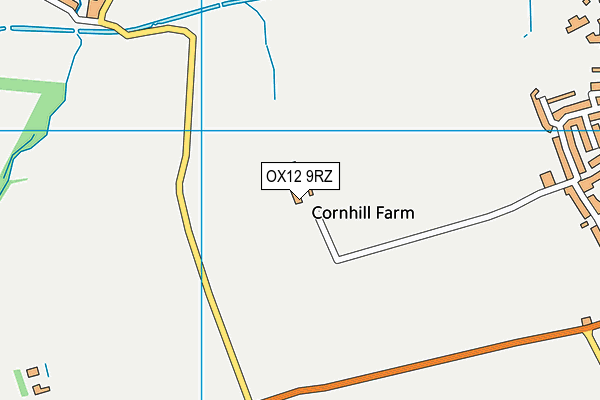 OX12 9RZ map - OS VectorMap District (Ordnance Survey)