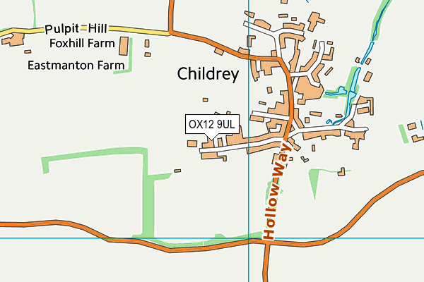 The Ridgeway Church of England (C) Primary School map (OX12 9UL) - OS VectorMap District (Ordnance Survey)