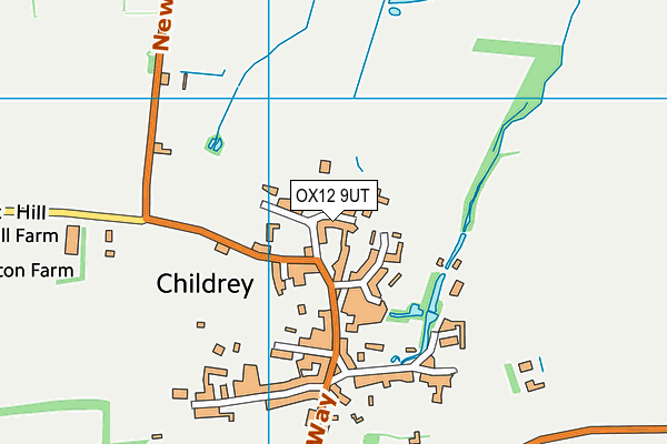 OX12 9UT map - OS VectorMap District (Ordnance Survey)