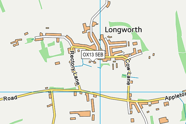 OX13 5EB map - OS VectorMap District (Ordnance Survey)