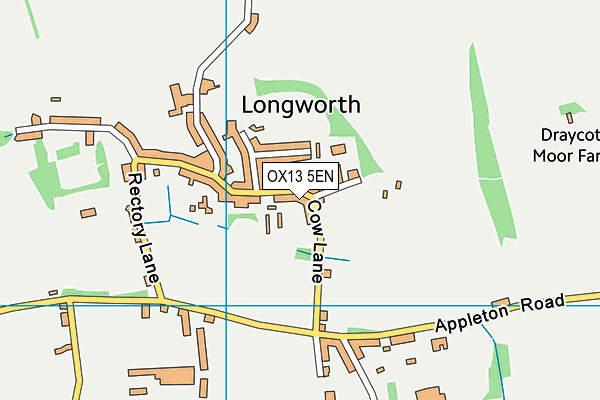 OX13 5EN map - OS VectorMap District (Ordnance Survey)