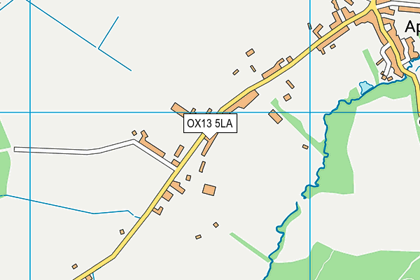 OX13 5LA map - OS VectorMap District (Ordnance Survey)