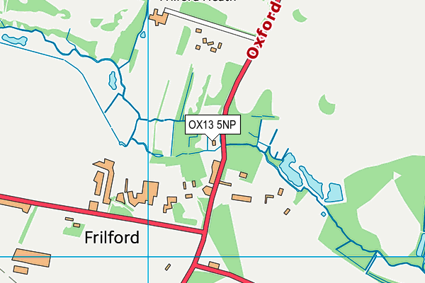 OX13 5NP map - OS VectorMap District (Ordnance Survey)