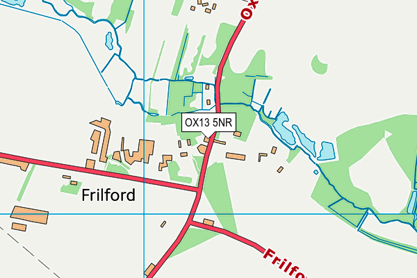 OX13 5NR map - OS VectorMap District (Ordnance Survey)