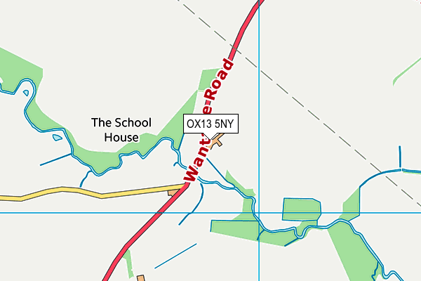 OX13 5NY map - OS VectorMap District (Ordnance Survey)