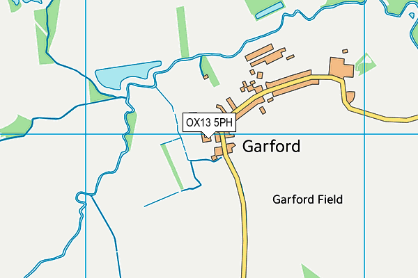 OX13 5PH map - OS VectorMap District (Ordnance Survey)