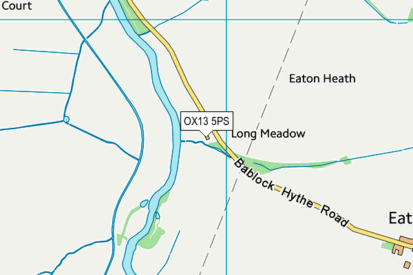 OX13 5PS map - OS VectorMap District (Ordnance Survey)