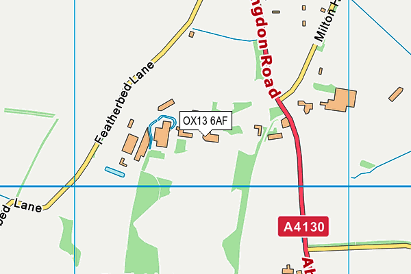 Milton Hill Abingdon map (OX13 6AF) - OS VectorMap District (Ordnance Survey)