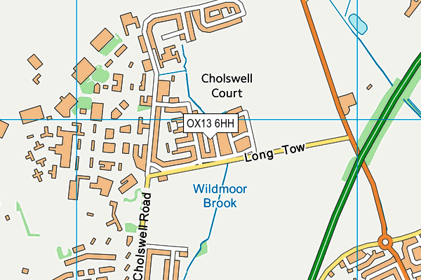 OX13 6HH map - OS VectorMap District (Ordnance Survey)