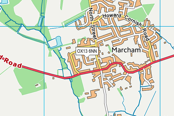 OX13 6NN map - OS VectorMap District (Ordnance Survey)