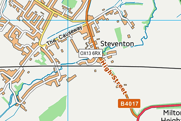 OX13 6RX map - OS VectorMap District (Ordnance Survey)