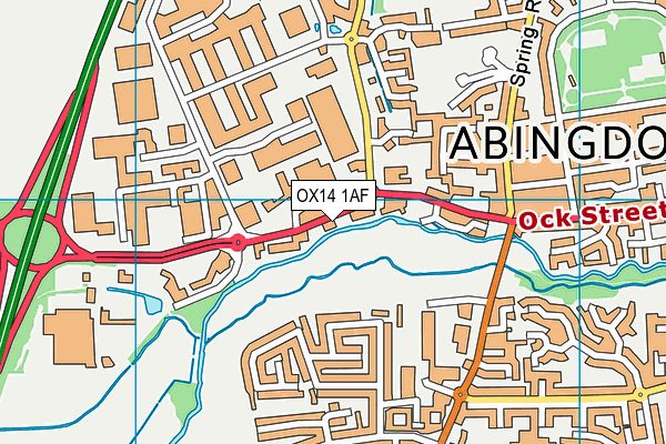 OX14 1AF (Marcham Road) open data dashboard