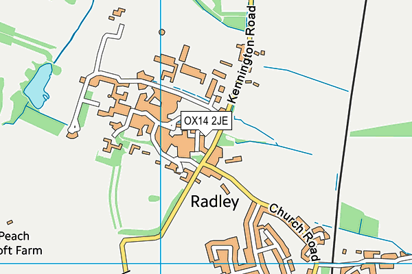 OX14 2JE map - OS VectorMap District (Ordnance Survey)