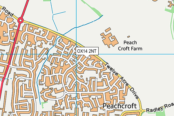 OX14 2NT map - OS VectorMap District (Ordnance Survey)