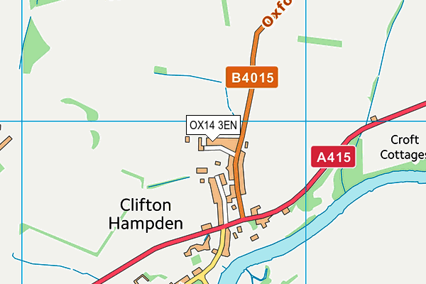 OX14 3EN map - OS VectorMap District (Ordnance Survey)