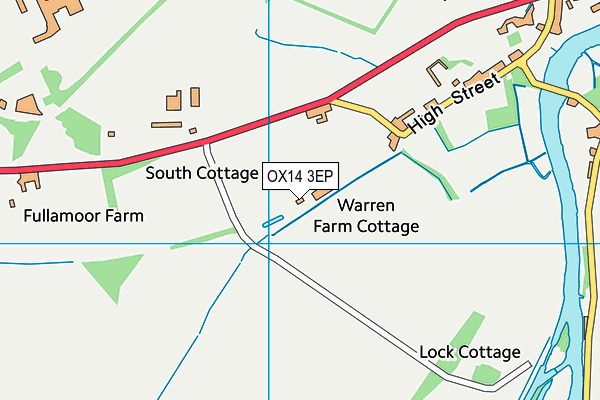 OX14 3EP map - OS VectorMap District (Ordnance Survey)