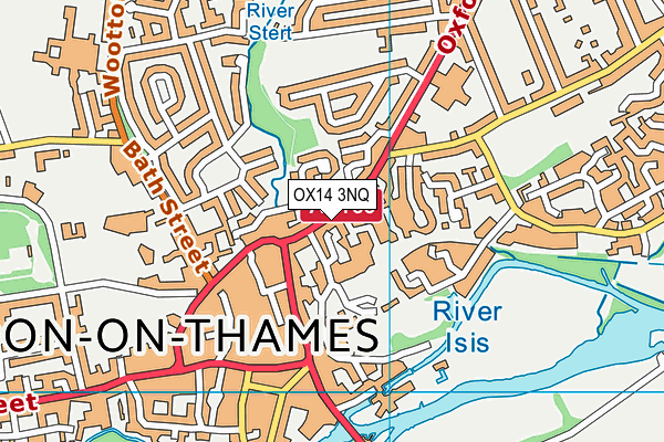 OX14 3NQ map - OS VectorMap District (Ordnance Survey)
