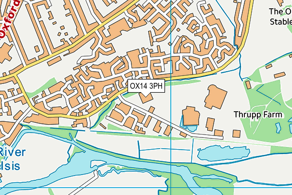 OX14 3PH map - OS VectorMap District (Ordnance Survey)