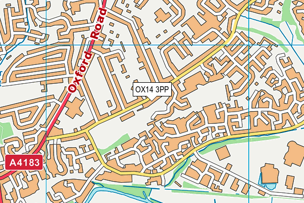 St Edmund's Catholic Primary School map (OX14 3PP) - OS VectorMap District (Ordnance Survey)