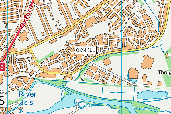 OX14 3UL map - OS VectorMap District (Ordnance Survey)