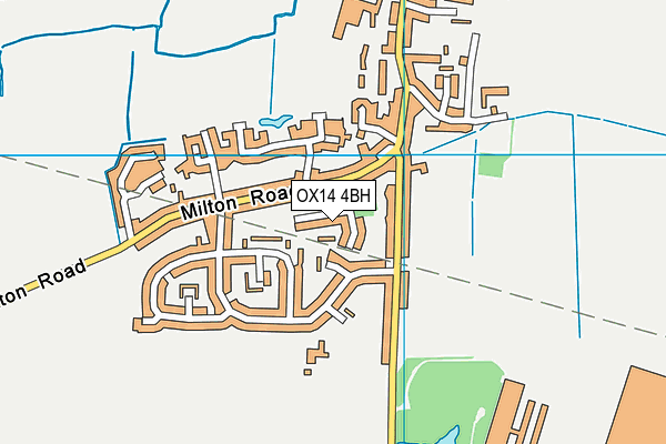 OX14 4BH map - OS VectorMap District (Ordnance Survey)