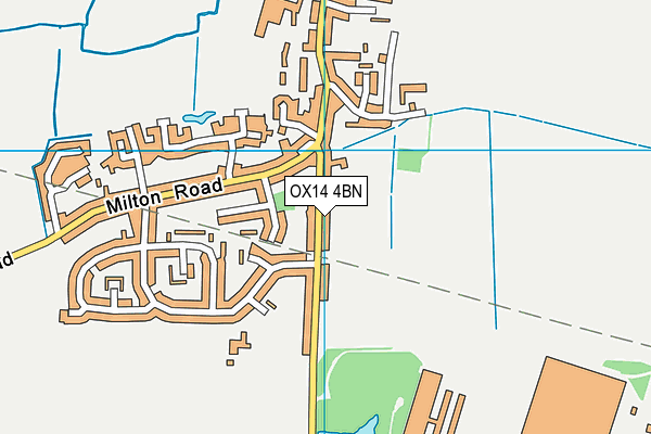 OX14 4BN map - OS VectorMap District (Ordnance Survey)