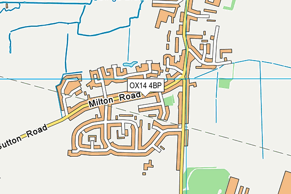 OX14 4BP map - OS VectorMap District (Ordnance Survey)