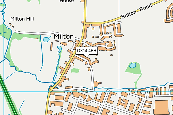 OX14 4EH map - OS VectorMap District (Ordnance Survey)