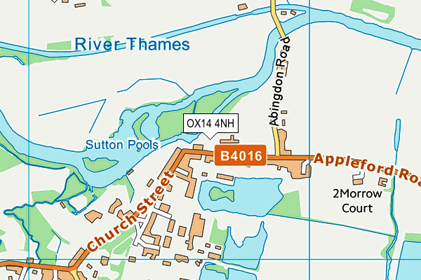 OX14 4NH map - OS VectorMap District (Ordnance Survey)