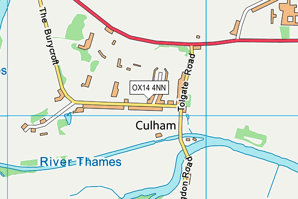 OX14 4NN map - OS VectorMap District (Ordnance Survey)