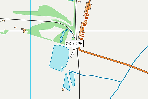 OX14 4PH map - OS VectorMap District (Ordnance Survey)