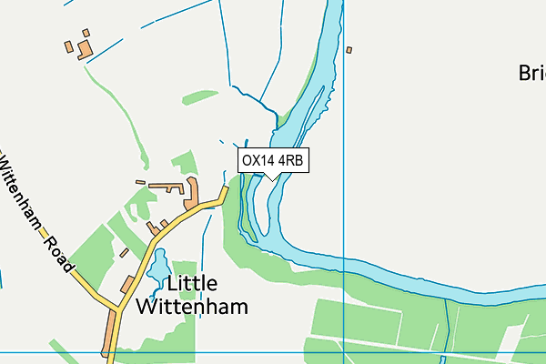 OX14 4RB map - OS VectorMap District (Ordnance Survey)