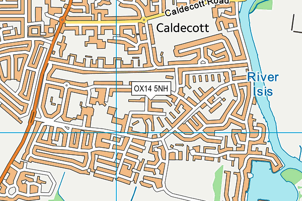 OX14 5NH map - OS VectorMap District (Ordnance Survey)