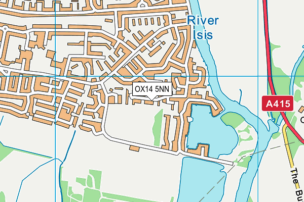 OX14 5NN map - OS VectorMap District (Ordnance Survey)