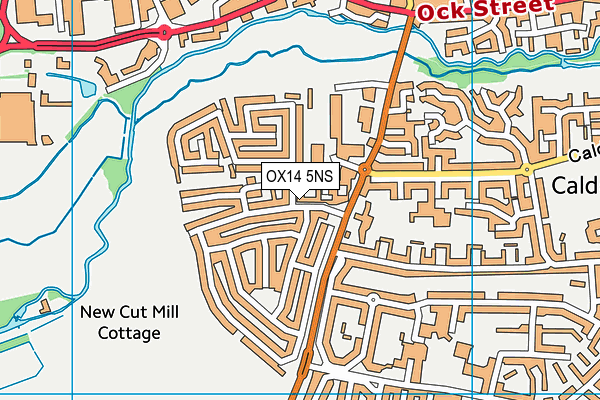 OX14 5NS map - OS VectorMap District (Ordnance Survey)