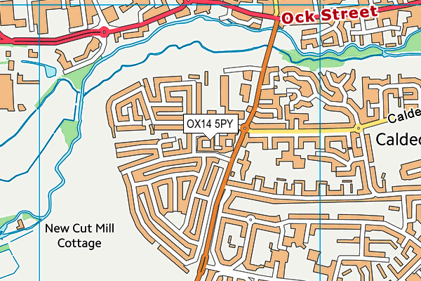 OX14 5PY map - OS VectorMap District (Ordnance Survey)