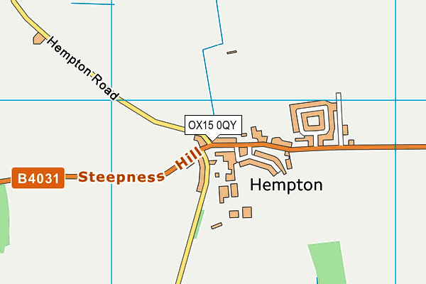 OX15 0QY map - OS VectorMap District (Ordnance Survey)