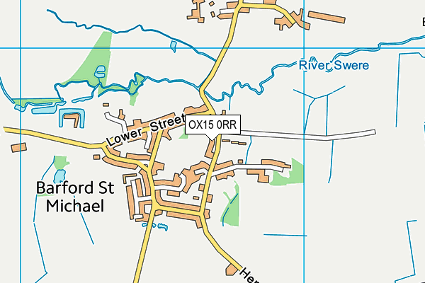 OX15 0RR map - OS VectorMap District (Ordnance Survey)