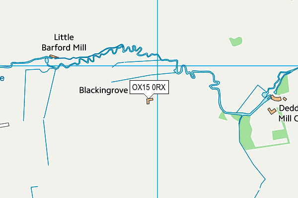 OX15 0RX map - OS VectorMap District (Ordnance Survey)