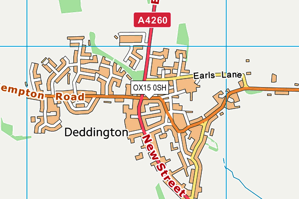 OX15 0SH map - OS VectorMap District (Ordnance Survey)