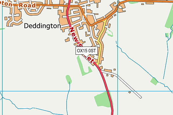 OX15 0ST map - OS VectorMap District (Ordnance Survey)