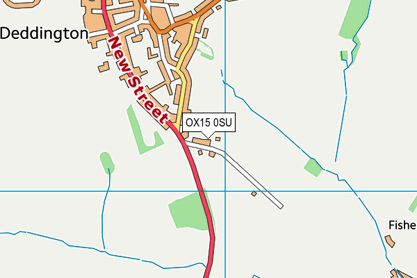 OX15 0SU map - OS VectorMap District (Ordnance Survey)