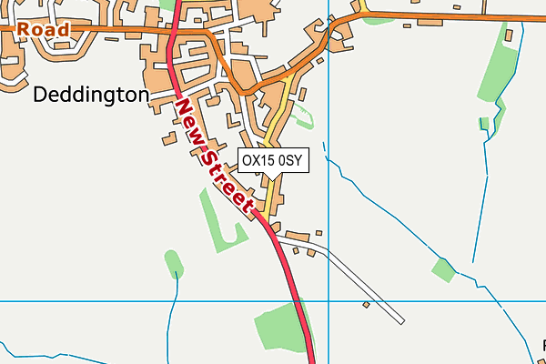 OX15 0SY map - OS VectorMap District (Ordnance Survey)