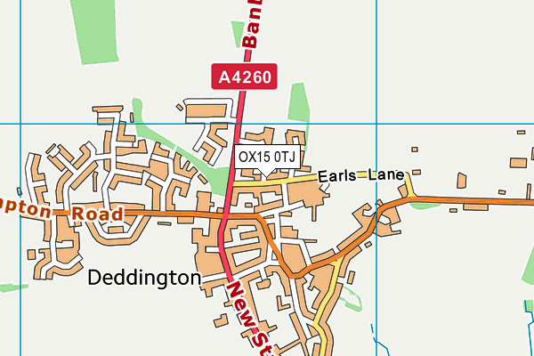 Deddington C Of E Primary School map (OX15 0TJ) - OS VectorMap District (Ordnance Survey)