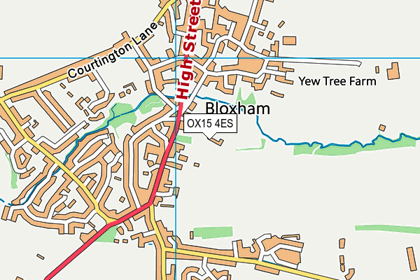 OX15 4ES map - OS VectorMap District (Ordnance Survey)