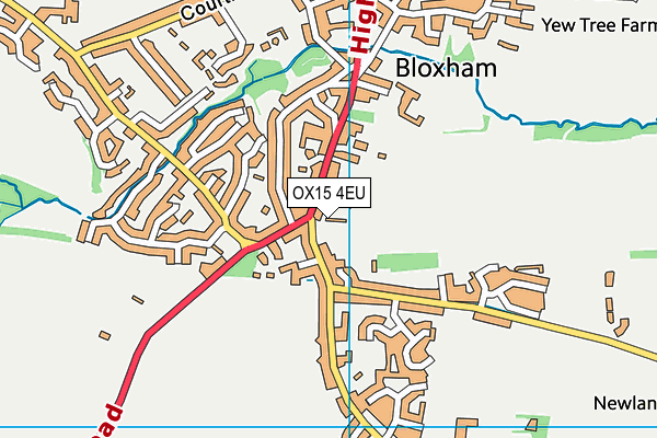 OX15 4EU map - OS VectorMap District (Ordnance Survey)