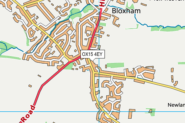 OX15 4EY map - OS VectorMap District (Ordnance Survey)