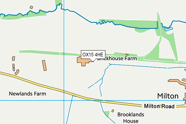 OX15 4HE map - OS VectorMap District (Ordnance Survey)