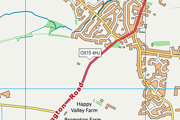 Bloxham Recreation Ground map (OX15 4HJ) - OS VectorMap District (Ordnance Survey)